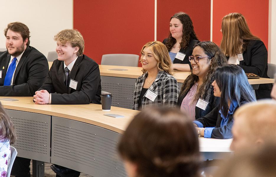 Business Students at a Conference